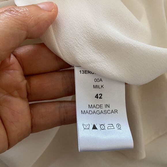 Chloe Robe Lace tunic mini dress ivory - Picture 10 of 13